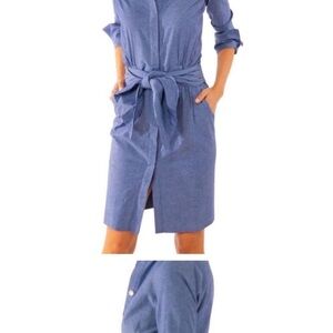 Gretchen Scott chambray breezy blouson dress in great condition.